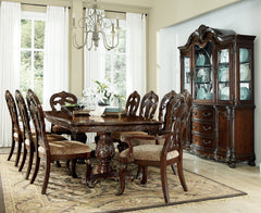 Deryn Park Dark Cherry Dining Table - Ornate Home