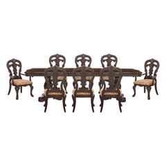 Deryn Park Gray 9pc Dining Set - Ornate Home
