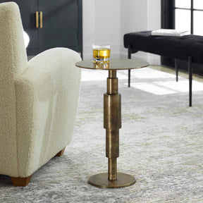 Descend Gold Accent Table - Ornate Home