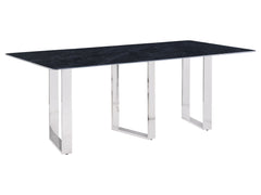 Desden Grey Marble Dining Room Table - Ornate Home