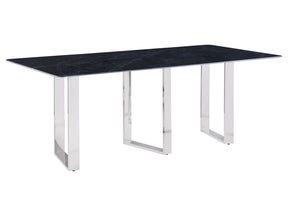 Desden Grey Marble Dining Room Table - Ornate Home