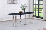 Desden Grey Marble Dining Room Table - Ornate Home