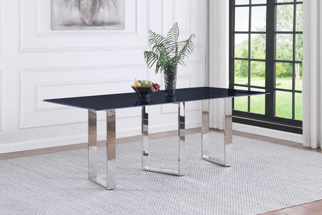 Desden Grey Marble Dining Room Table - Ornate Home