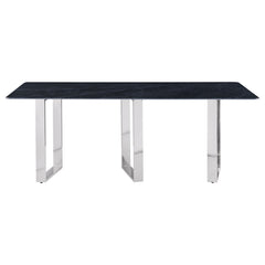 Desden Grey Marble Dining Room Table - Ornate Home