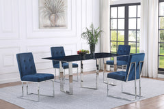 Desden Grey Marble Dining Room Table - Ornate Home