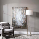 Desert Rain Multicolor Hand Painted Abstract Art - Ornate Home