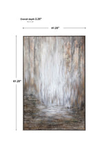 Desert Rain Multicolor Hand Painted Abstract Art - Ornate Home