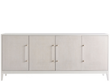 Desert Rose Alabaster/White Lacquer Credenza - Ornate Home