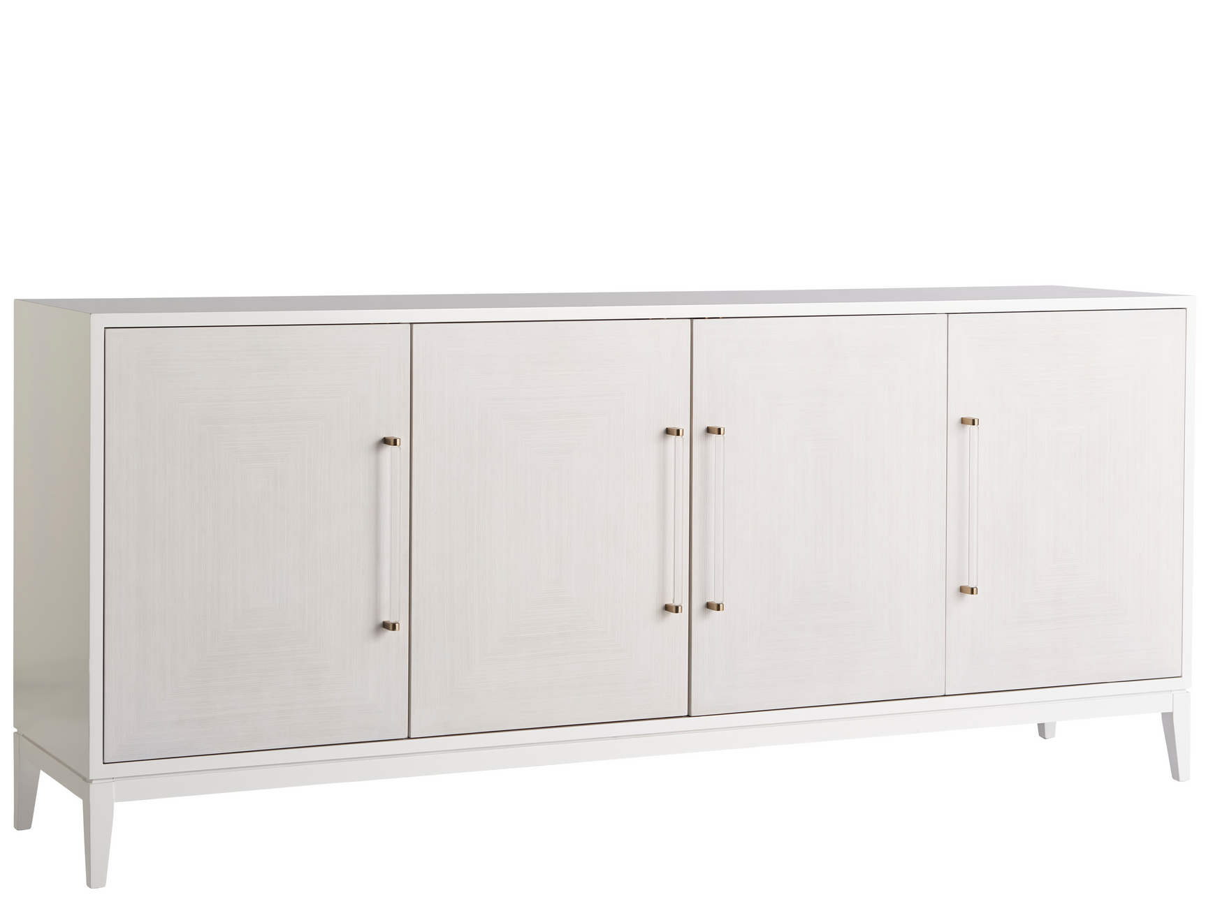 Desert Rose Alabaster/White Lacquer Credenza - Ornate Home