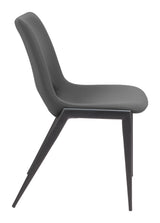 Desi Black Armless Dining Chair (Set of 2) - Ornate Home