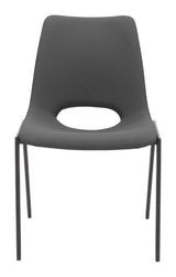 Desi Black Armless Dining Chair (Set of 2) - Ornate Home
