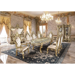 Desiderius Antique Gold Arm Chair (Set Of 2) - Ornate Home