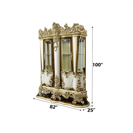 Desiderius Antique Gold Curio - Ornate Home