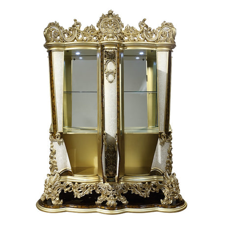 Desiderius Antique Gold Curio - Ornate Home