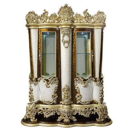 Desiderius Antique Gold Curio - Ornate Home