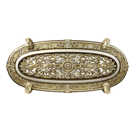Desiderius Antique Gold Dining Table - Ornate Home