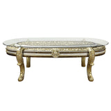 Desiderius Antique Gold Dining Table - Ornate Home