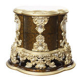 Desiderius Antique Gold Nightstand - Ornate Home