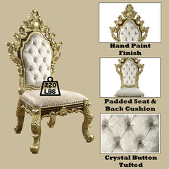 Desiderius Antique Gold Side Chair (Set Of 2) - Ornate Home