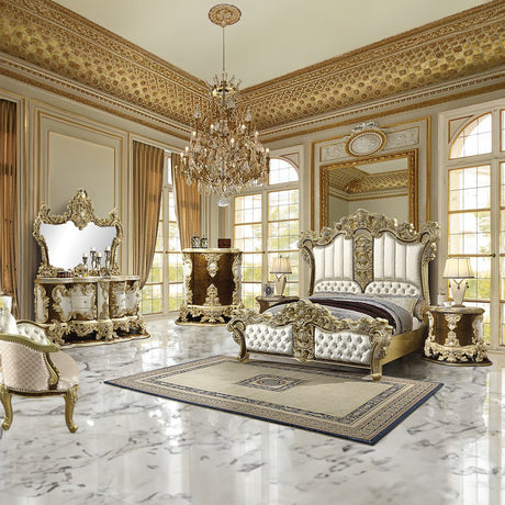 Desiderius Beige Bench - Ornate Home