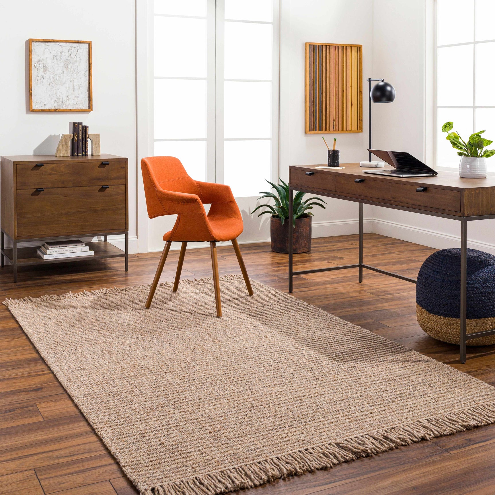 Desma Tan Area Rug - Clearance - Ornate Home