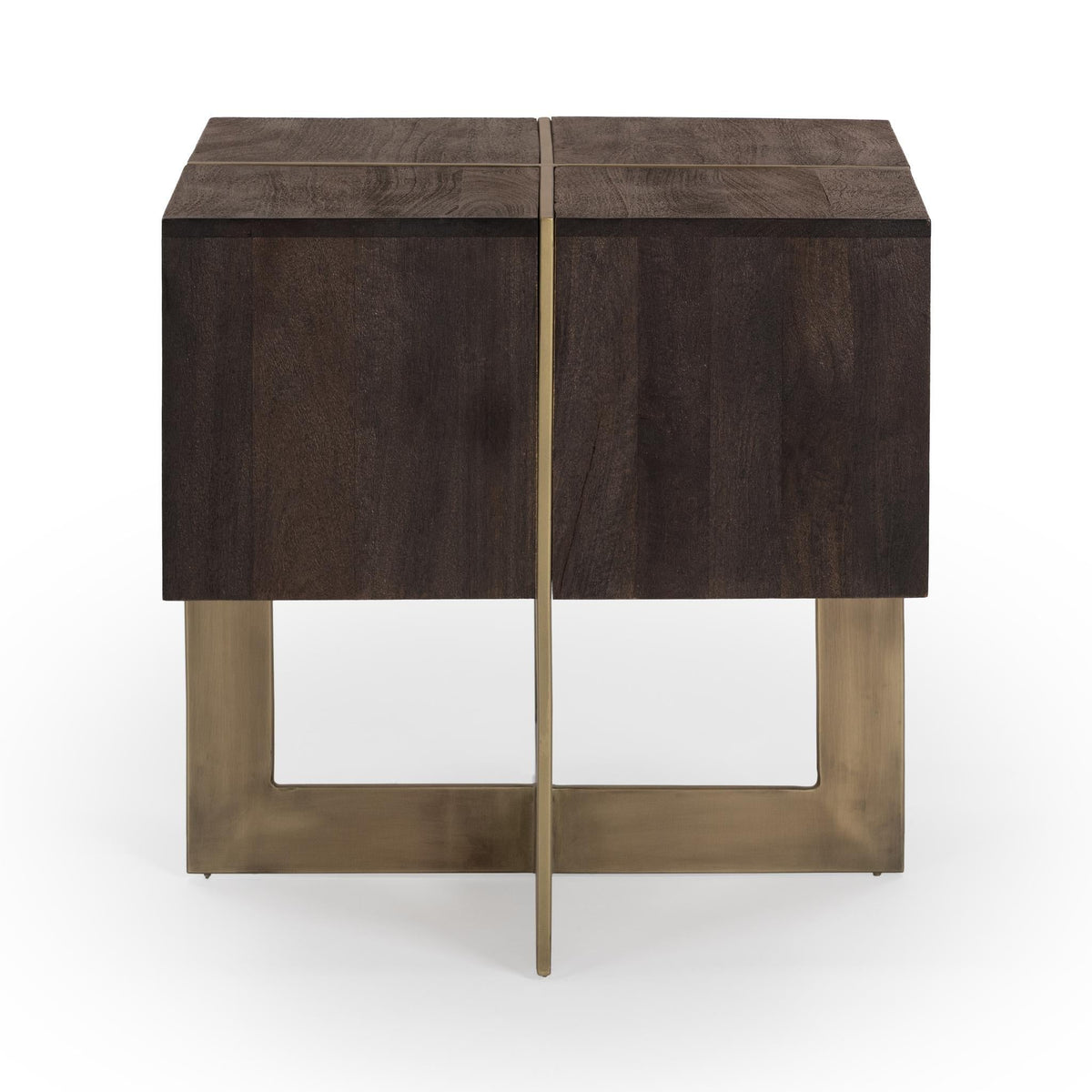 Desmond Cocoa Brown 24" Square End Table