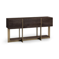 Desmond Cocoa Brown 60" Rectangular Console Table - Ornate Home