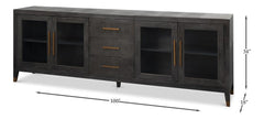 Desmond Grey Sideboard - Ornate Home