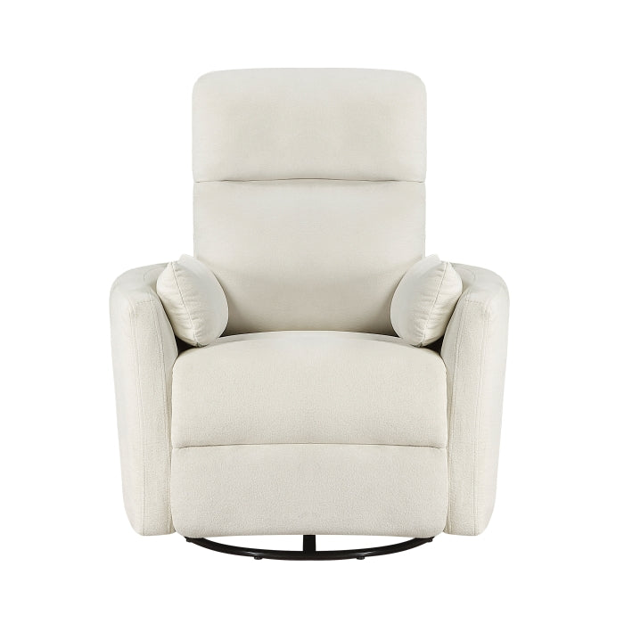 Desso Beige Swivel Glider Reclining Chair - Ornate Home