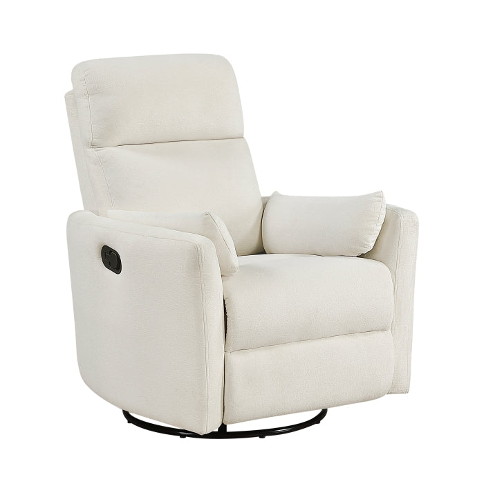 Desso Beige Swivel Glider Reclining Chair - Ornate Home