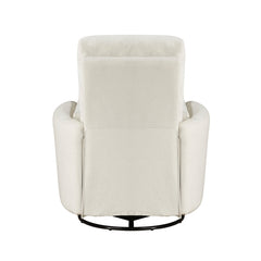 Desso Beige Swivel Glider Reclining Chair - Ornate Home