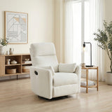 Desso Beige Swivel Glider Reclining Chair - Ornate Home