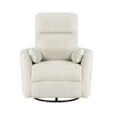 Desso Beige Swivel Glider Reclining Chair - Ornate Home