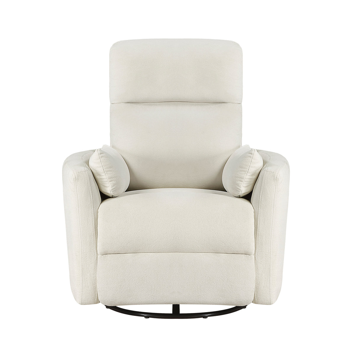 Desso Beige Swivel Glider Reclining Chair - Ornate Home