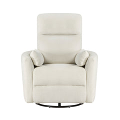 Desso Beige Swivel Glider Reclining Chair