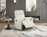 Desso Beige Swivel Glider Reclining Chair - Ornate Home