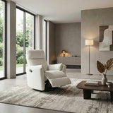 Desso Beige Swivel Glider Reclining Chair - Ornate Home