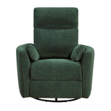 Desso Green Swivel Glider Reclining Chair - Ornate Home