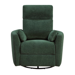 Desso Green Swivel Glider Reclining Chair - Ornate Home