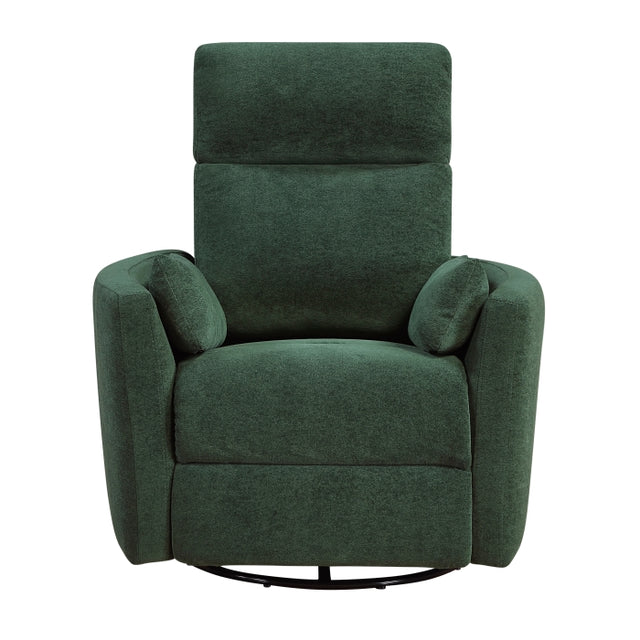Desso Green Swivel Glider Reclining Chair - Ornate Home