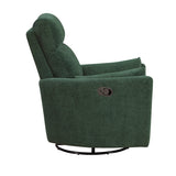 Desso Green Swivel Glider Reclining Chair - Ornate Home