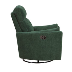 Desso Green Swivel Glider Reclining Chair - Ornate Home