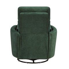 Desso Green Swivel Glider Reclining Chair - Ornate Home
