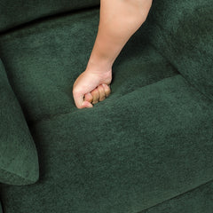Desso Green Swivel Glider Reclining Chair - Ornate Home