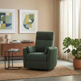 Desso Green Swivel Glider Reclining Chair - Ornate Home