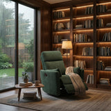 Desso Green Swivel Glider Reclining Chair - Ornate Home