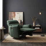 Desso Green Swivel Glider Reclining Chair - Ornate Home