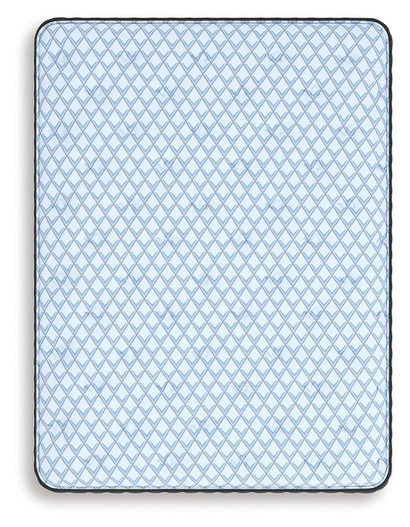 Destin Cove Plush Blue Hybrid Full Mattress - Ornate Home