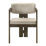 Destin Light Gray & Walnut Side Chair - Ornate Home