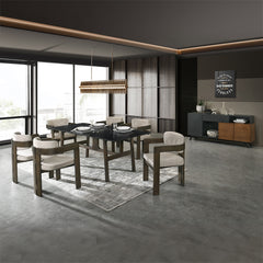 Destin Walnut Dining Table - Ornate Home